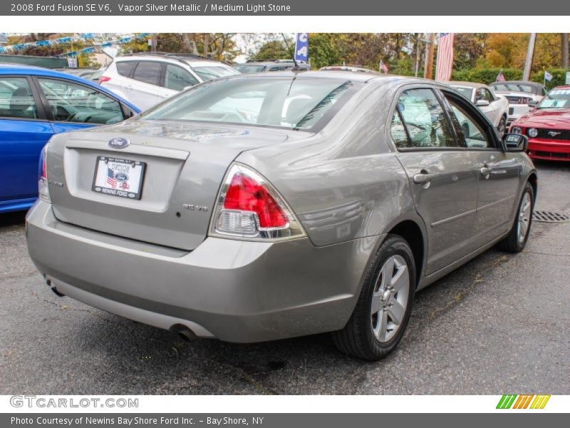 Vapor Silver Metallic / Medium Light Stone 2008 Ford Fusion SE V6