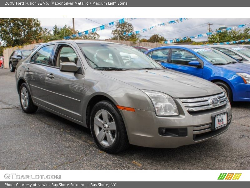 Vapor Silver Metallic / Medium Light Stone 2008 Ford Fusion SE V6
