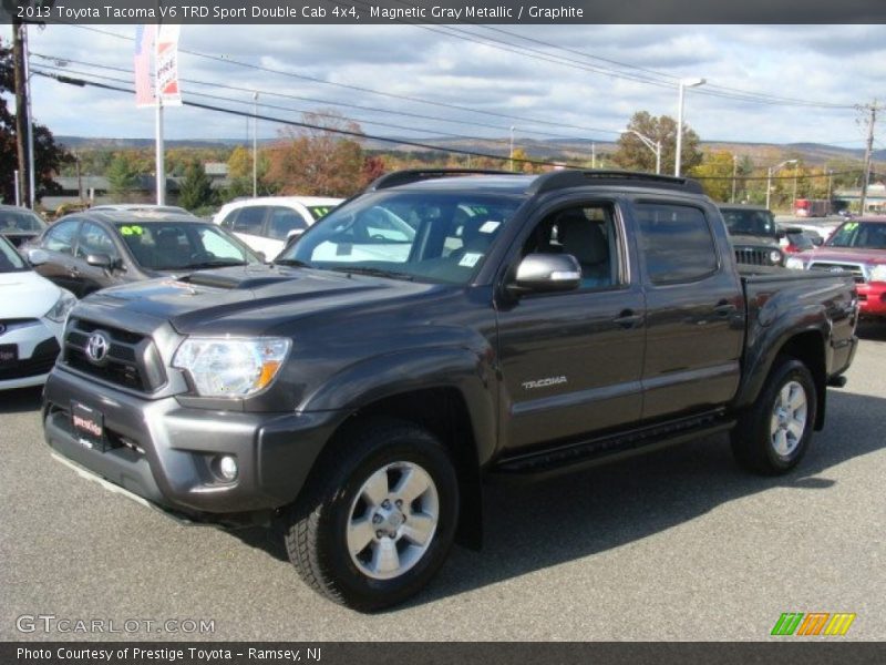 Magnetic Gray Metallic / Graphite 2013 Toyota Tacoma V6 TRD Sport Double Cab 4x4