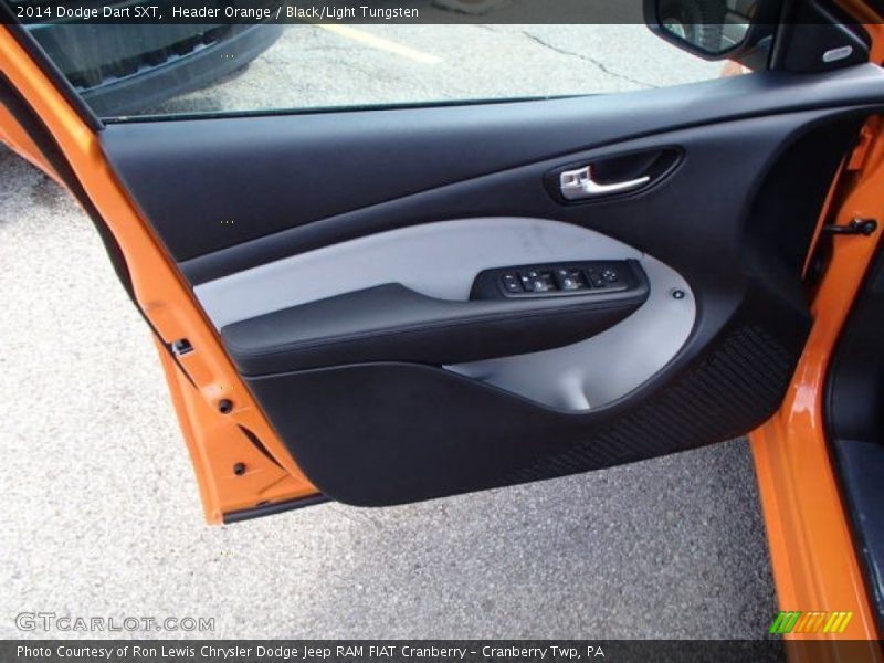 Header Orange / Black/Light Tungsten 2014 Dodge Dart SXT