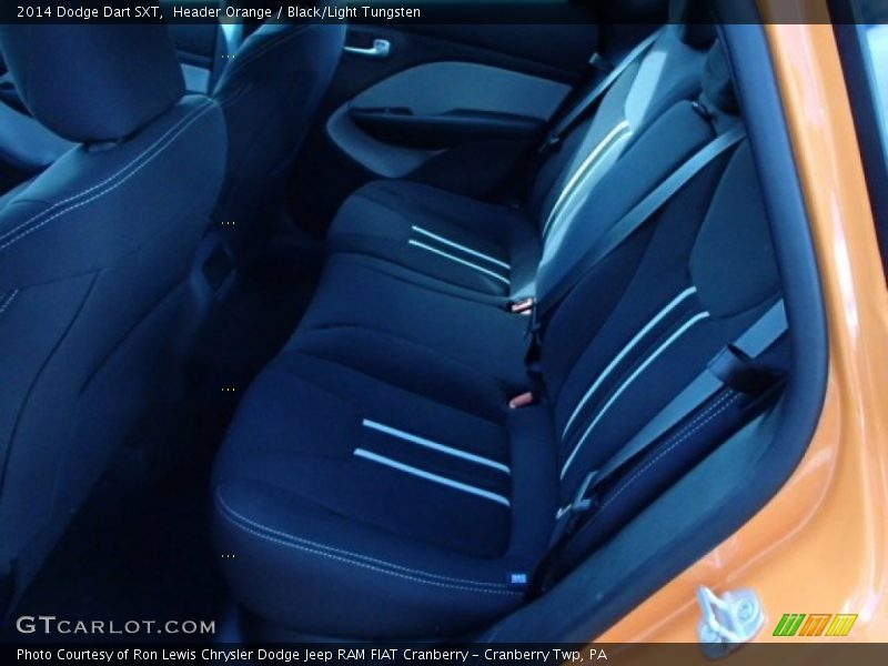 Header Orange / Black/Light Tungsten 2014 Dodge Dart SXT