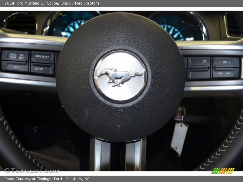 Black / Medium Stone 2014 Ford Mustang GT Coupe