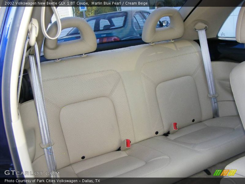 Marlin Blue Pearl / Cream Beige 2002 Volkswagen New Beetle GLX 1.8T Coupe
