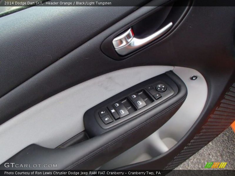Header Orange / Black/Light Tungsten 2014 Dodge Dart SXT