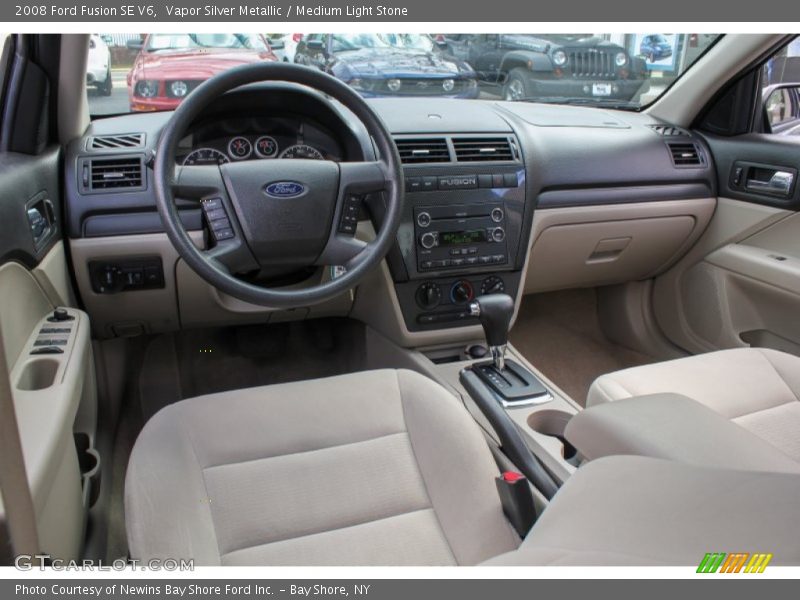 Vapor Silver Metallic / Medium Light Stone 2008 Ford Fusion SE V6