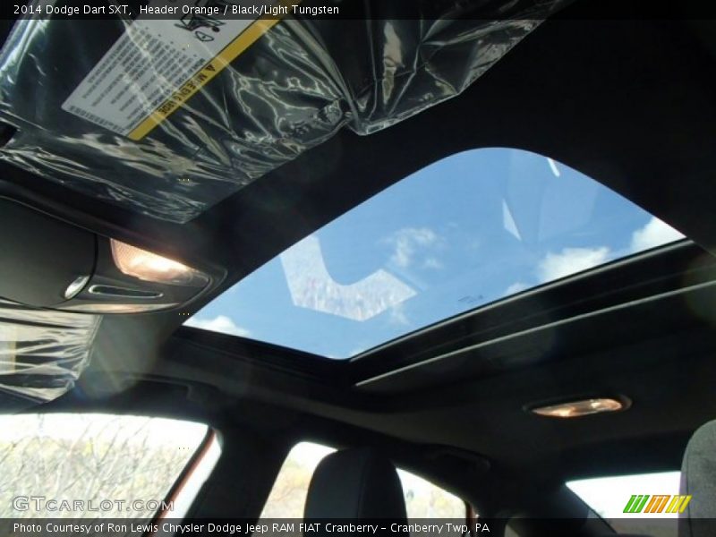 Header Orange / Black/Light Tungsten 2014 Dodge Dart SXT