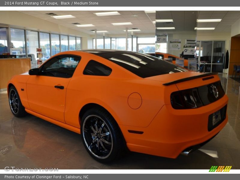 Black / Medium Stone 2014 Ford Mustang GT Coupe