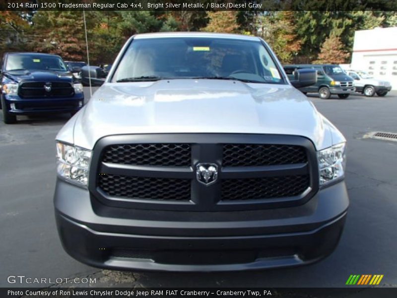 Bright Silver Metallic / Black/Diesel Gray 2014 Ram 1500 Tradesman Regular Cab 4x4