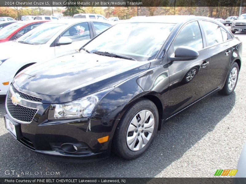 Black Granite Metallic / Jet Black/Medium Titanium 2014 Chevrolet Cruze LS