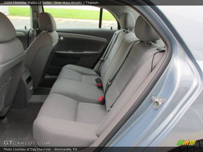 Silver Moss Metallic / Titanium 2009 Chevrolet Malibu LS Sedan