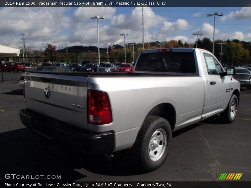 Bright Silver Metallic / Black/Diesel Gray 2014 Ram 1500 Tradesman Regular Cab 4x4