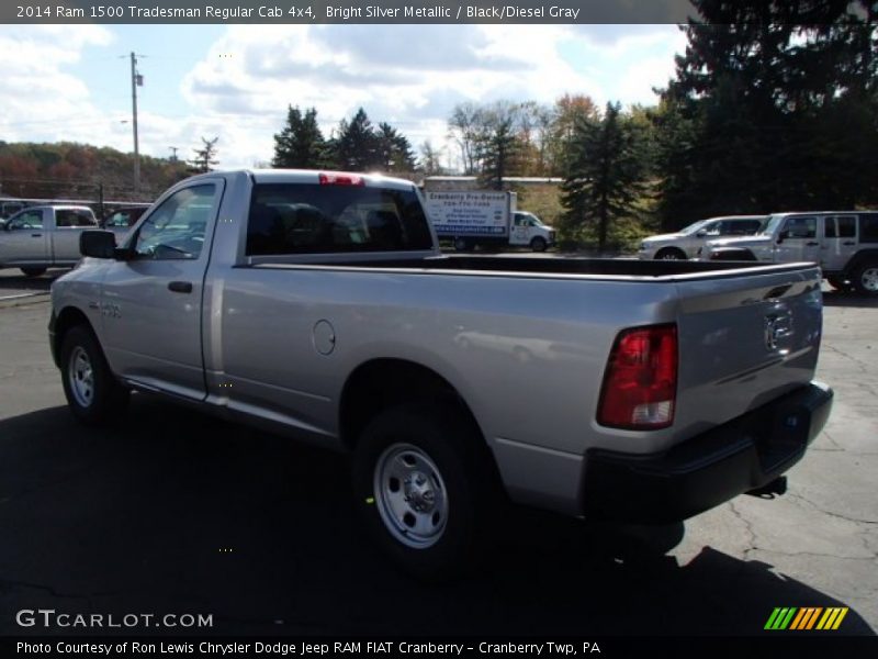 Bright Silver Metallic / Black/Diesel Gray 2014 Ram 1500 Tradesman Regular Cab 4x4