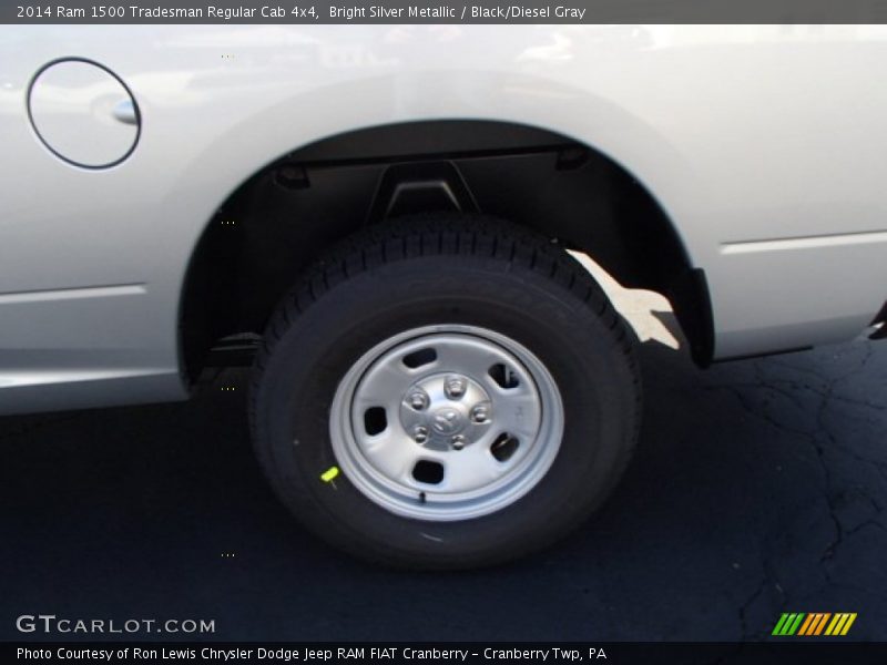 Bright Silver Metallic / Black/Diesel Gray 2014 Ram 1500 Tradesman Regular Cab 4x4