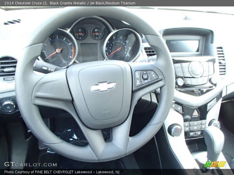 Black Granite Metallic / Jet Black/Medium Titanium 2014 Chevrolet Cruze LS