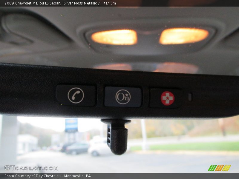 Silver Moss Metallic / Titanium 2009 Chevrolet Malibu LS Sedan