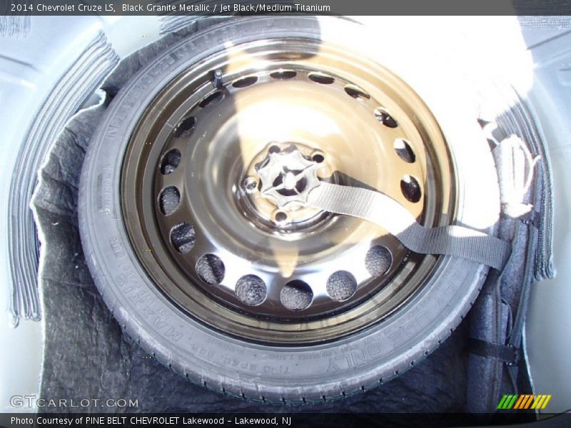 Black Granite Metallic / Jet Black/Medium Titanium 2014 Chevrolet Cruze LS