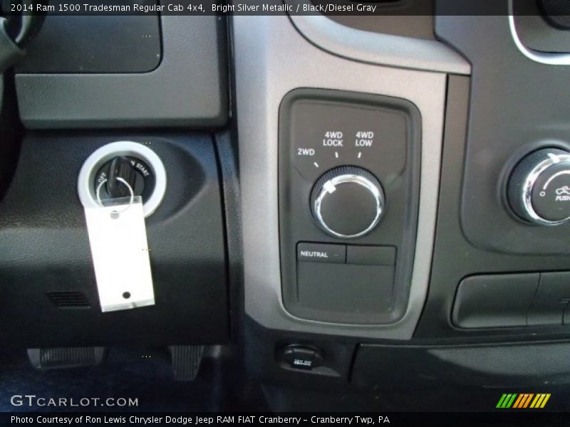 Bright Silver Metallic / Black/Diesel Gray 2014 Ram 1500 Tradesman Regular Cab 4x4
