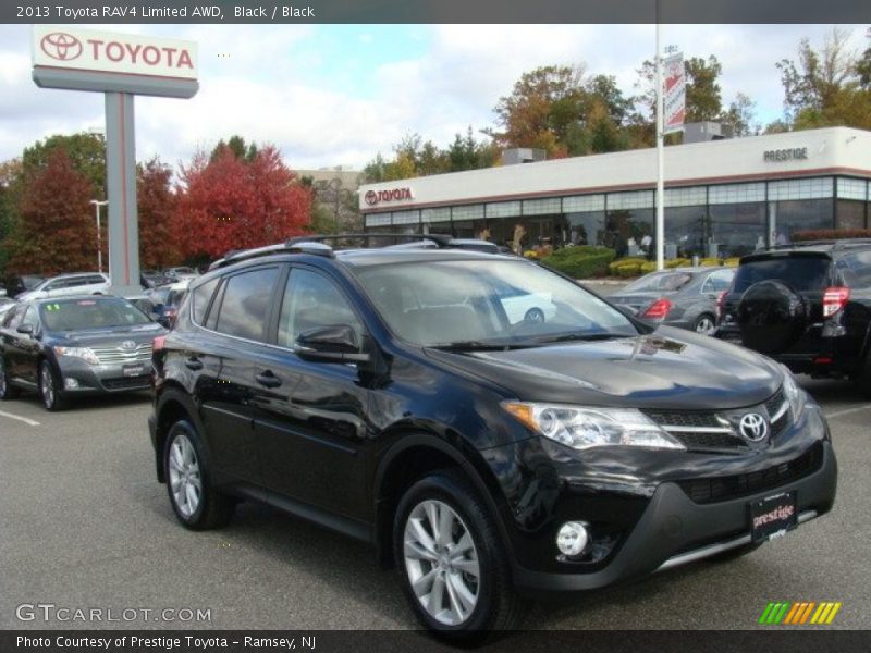 Black / Black 2013 Toyota RAV4 Limited AWD