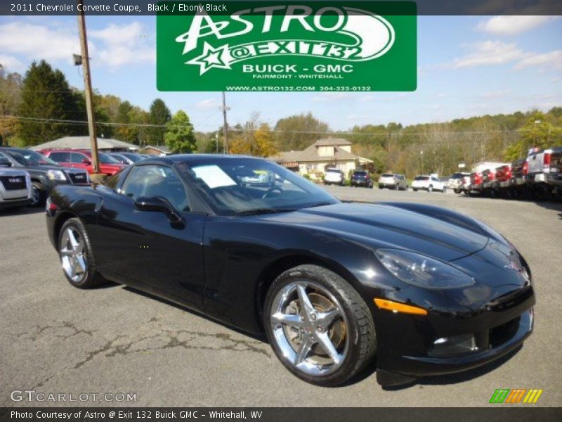 Black / Ebony Black 2011 Chevrolet Corvette Coupe