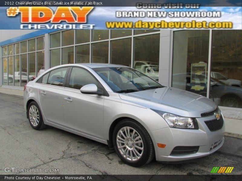 Silver Ice Metallic / Jet Black 2012 Chevrolet Cruze Eco