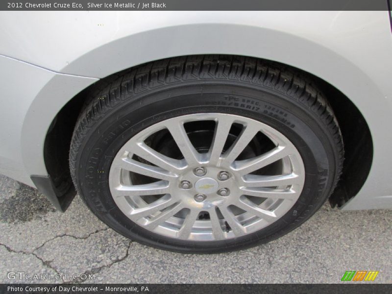 Silver Ice Metallic / Jet Black 2012 Chevrolet Cruze Eco