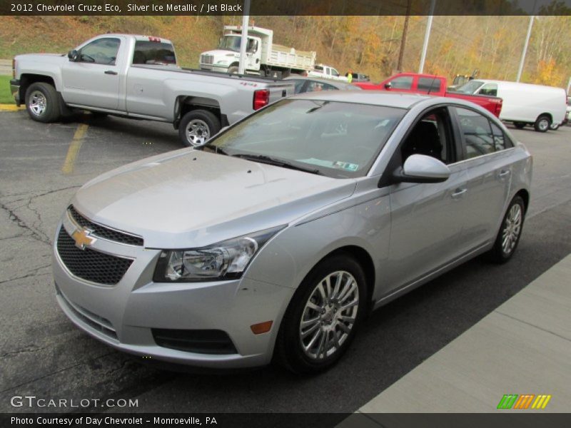 Silver Ice Metallic / Jet Black 2012 Chevrolet Cruze Eco