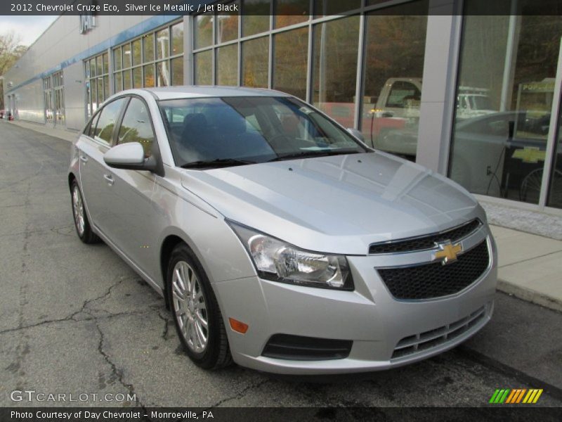 Silver Ice Metallic / Jet Black 2012 Chevrolet Cruze Eco