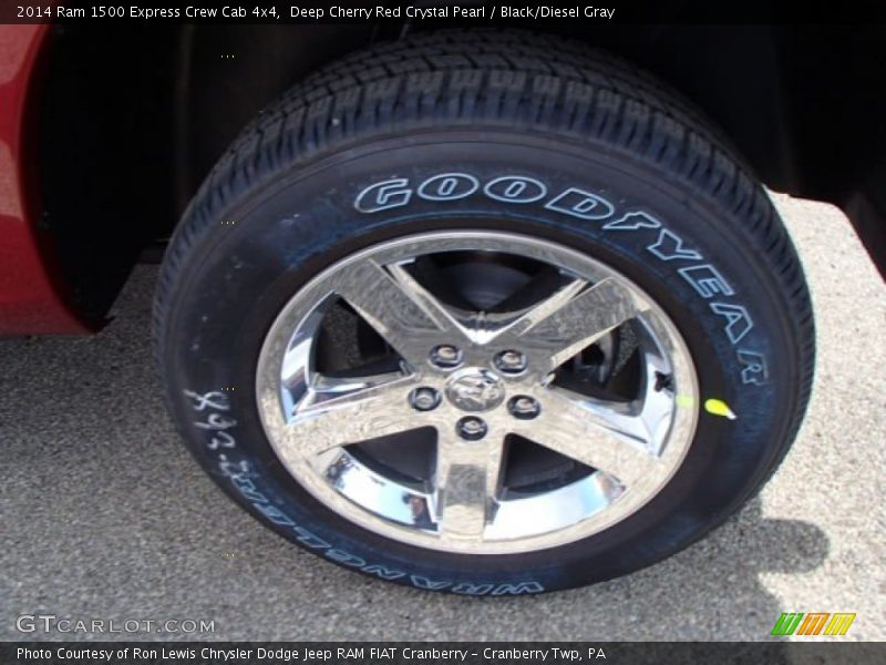 Deep Cherry Red Crystal Pearl / Black/Diesel Gray 2014 Ram 1500 Express Crew Cab 4x4