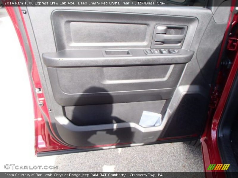Deep Cherry Red Crystal Pearl / Black/Diesel Gray 2014 Ram 1500 Express Crew Cab 4x4