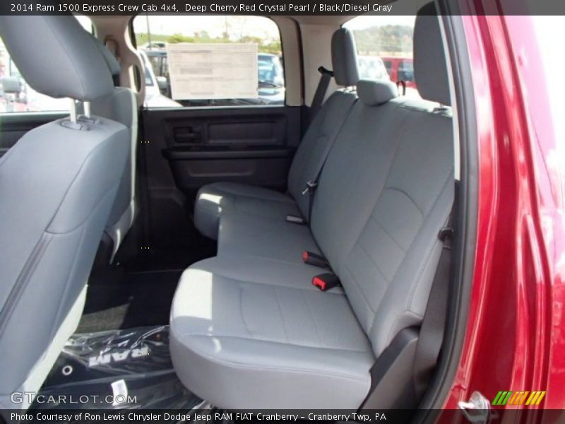 Deep Cherry Red Crystal Pearl / Black/Diesel Gray 2014 Ram 1500 Express Crew Cab 4x4