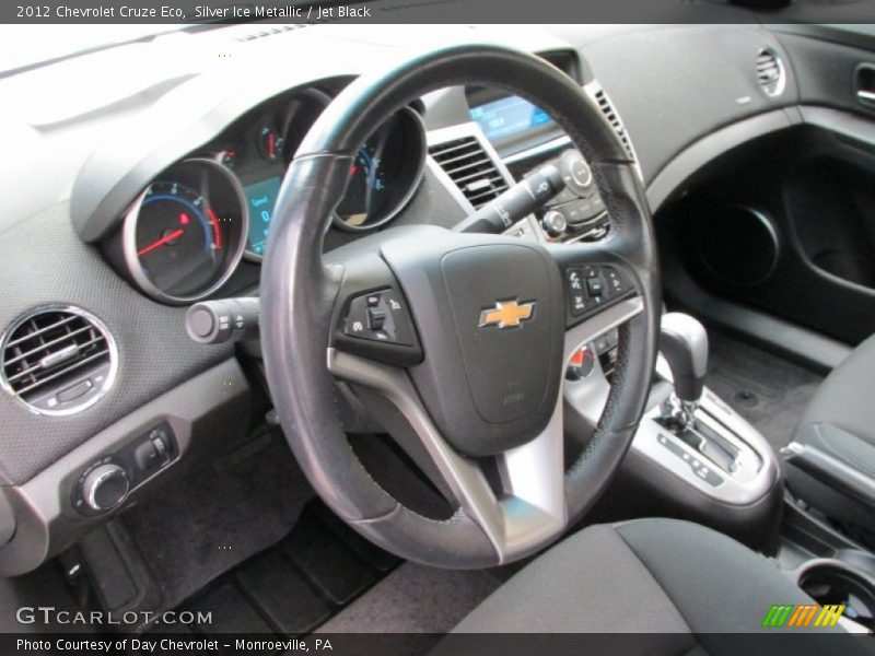 Silver Ice Metallic / Jet Black 2012 Chevrolet Cruze Eco
