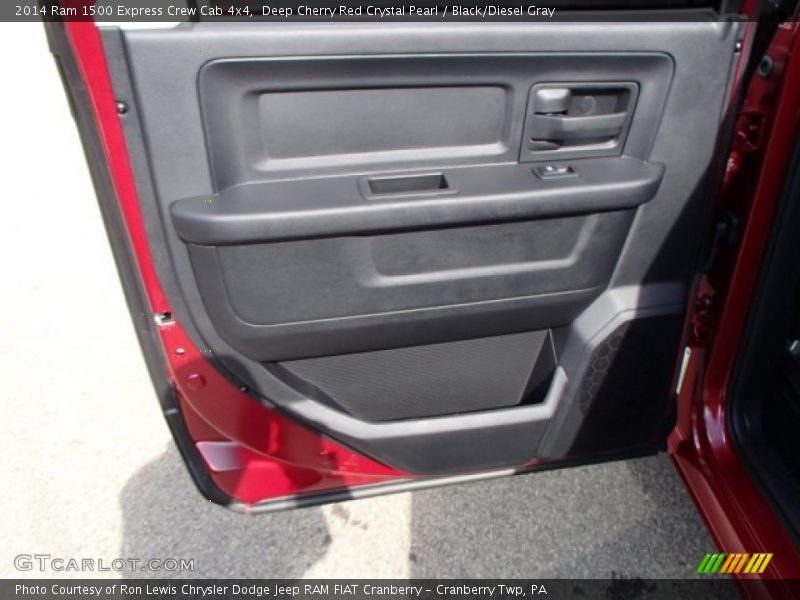 Deep Cherry Red Crystal Pearl / Black/Diesel Gray 2014 Ram 1500 Express Crew Cab 4x4