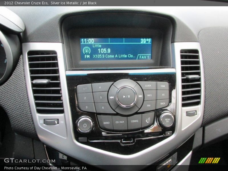 Silver Ice Metallic / Jet Black 2012 Chevrolet Cruze Eco