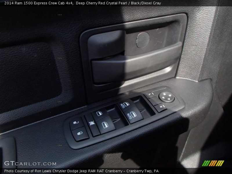 Deep Cherry Red Crystal Pearl / Black/Diesel Gray 2014 Ram 1500 Express Crew Cab 4x4