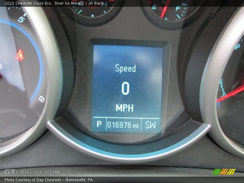 Silver Ice Metallic / Jet Black 2012 Chevrolet Cruze Eco