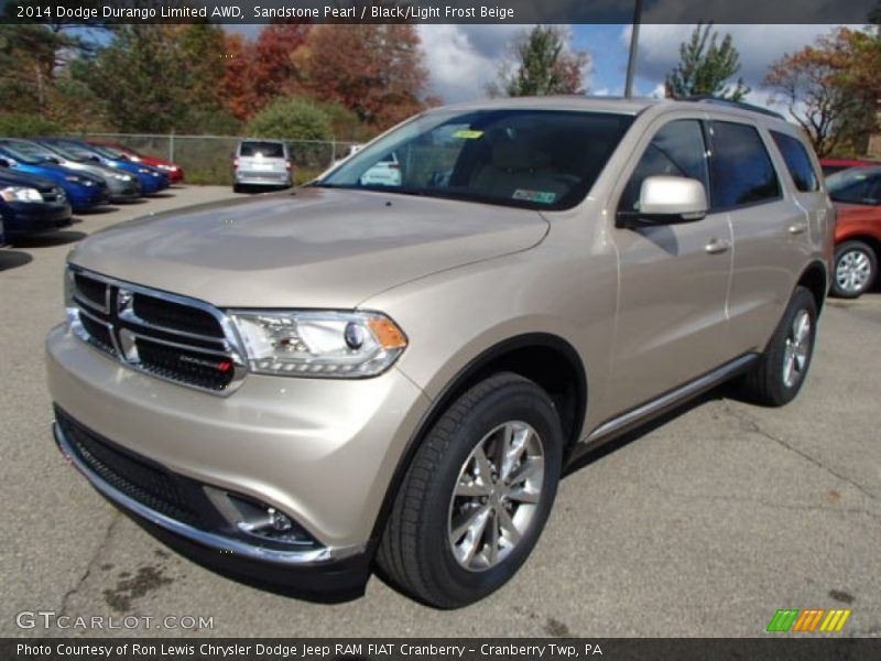 Front 3/4 View of 2014 Durango Limited AWD