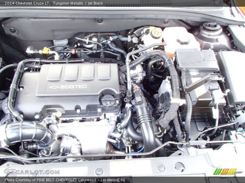 Tungsten Metallic / Jet Black 2014 Chevrolet Cruze LT