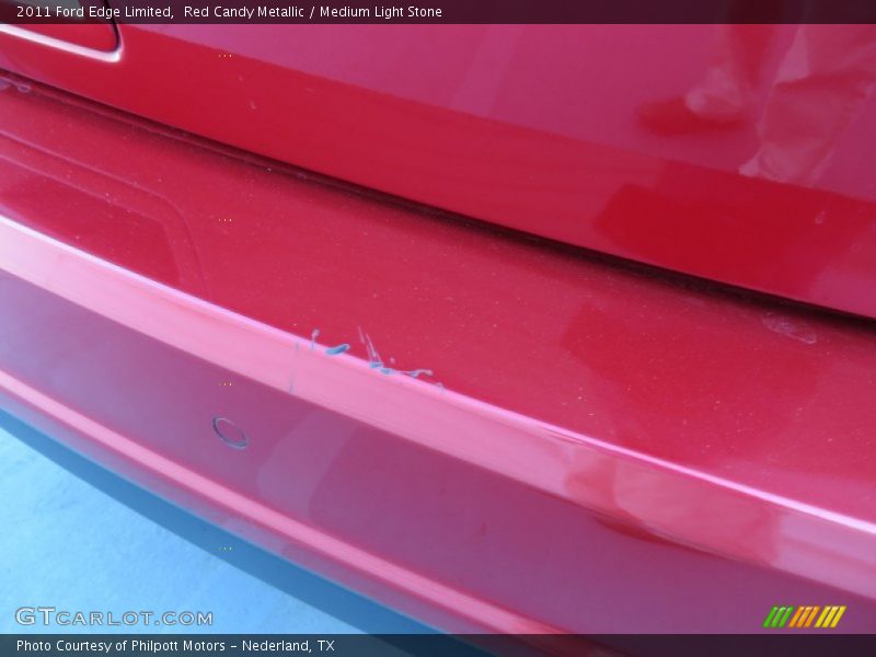 Red Candy Metallic / Medium Light Stone 2011 Ford Edge Limited