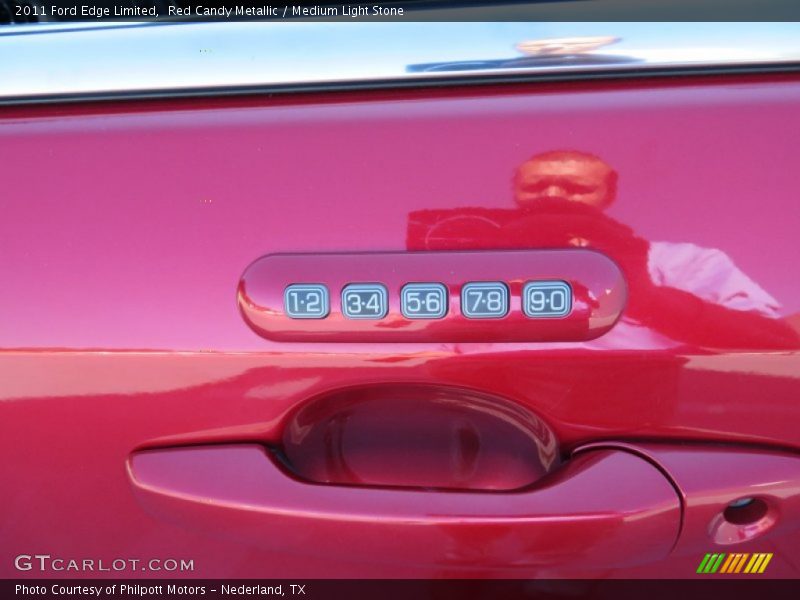 Red Candy Metallic / Medium Light Stone 2011 Ford Edge Limited