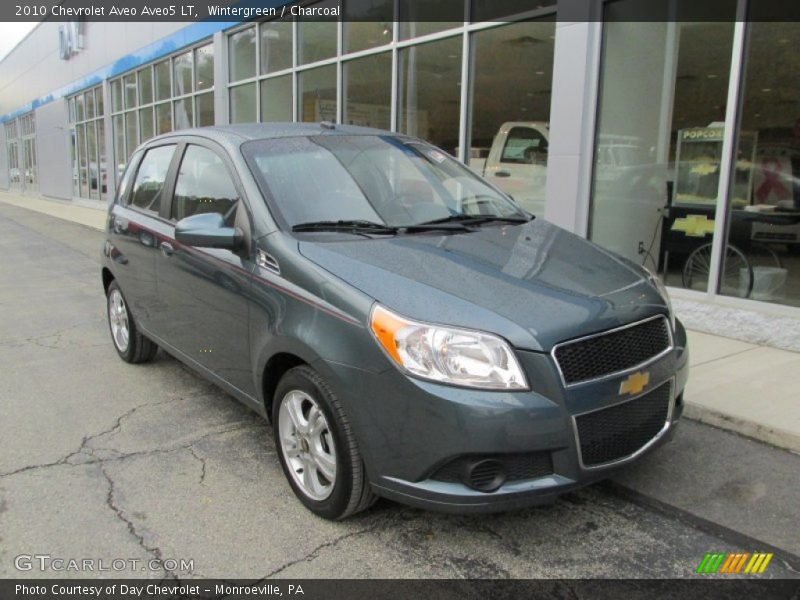 Wintergreen / Charcoal 2010 Chevrolet Aveo Aveo5 LT