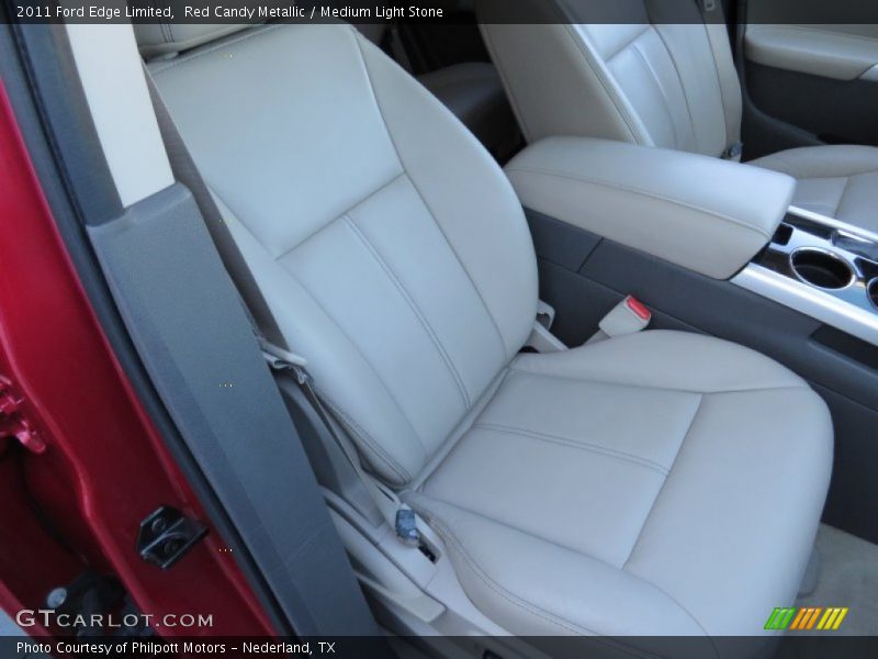 Red Candy Metallic / Medium Light Stone 2011 Ford Edge Limited