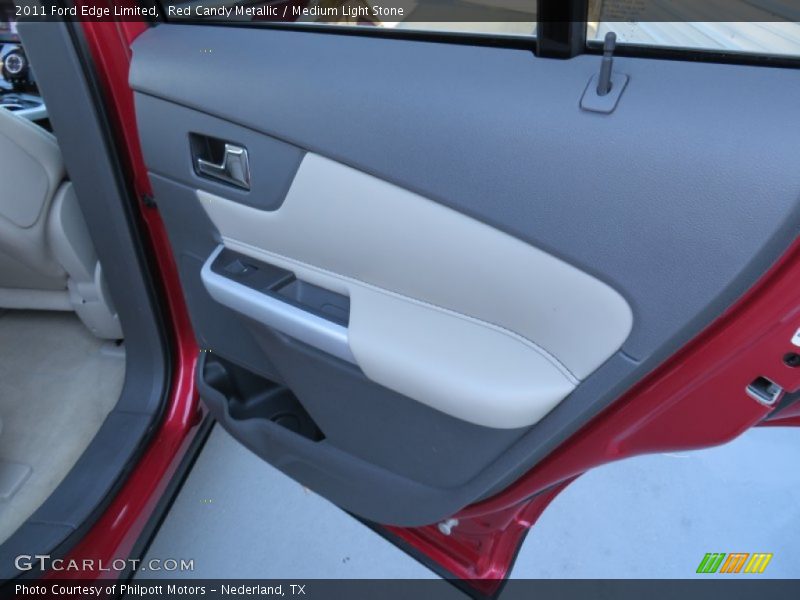 Red Candy Metallic / Medium Light Stone 2011 Ford Edge Limited