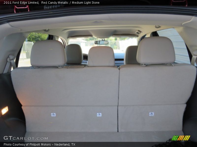 Red Candy Metallic / Medium Light Stone 2011 Ford Edge Limited