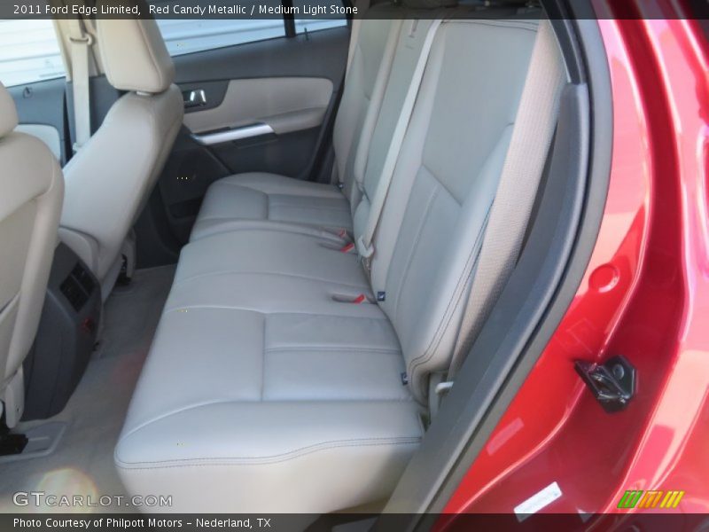 Red Candy Metallic / Medium Light Stone 2011 Ford Edge Limited