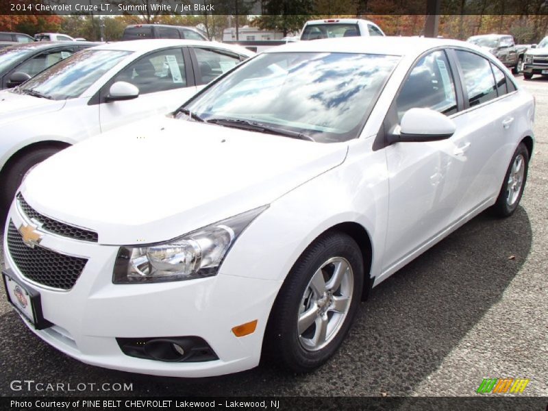 Summit White / Jet Black 2014 Chevrolet Cruze LT