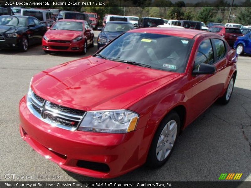 Redline 2-Coat Pearl / Black 2014 Dodge Avenger SE