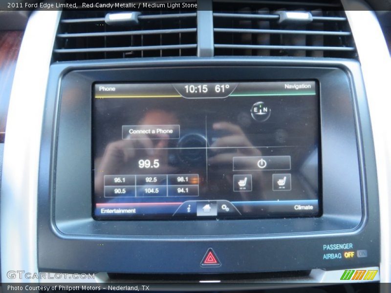 Red Candy Metallic / Medium Light Stone 2011 Ford Edge Limited