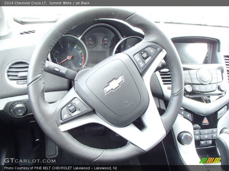 Summit White / Jet Black 2014 Chevrolet Cruze LT