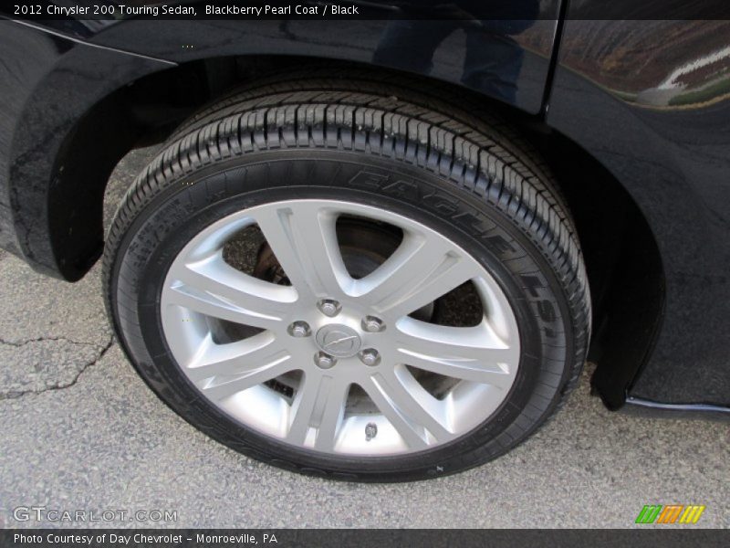 Blackberry Pearl Coat / Black 2012 Chrysler 200 Touring Sedan