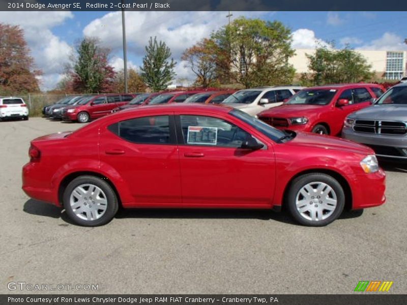 Redline 2-Coat Pearl / Black 2014 Dodge Avenger SE